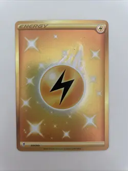 Pokemon TCG Lightning Energy # 235/203 Evolving Skies Near Mint NM Holo - Image 1