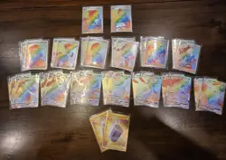 Pokemon Rainbow Rare VMAX Lot - 14 VMAX + Nessa Leon Full Trainer Set - All NM/M - Image 1