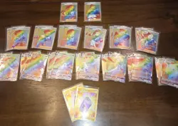 Pokemon Rainbow Rare VMAX Lot - 14 VMAX + Nessa Leon Full Trainer Set - All NM/M - Image 2