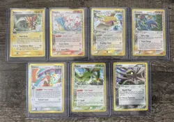 Pokemon TCG Vintage Delta Species Holon Phatoms 7 Bundle Holo - Image 1