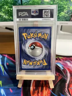 2006 POKEMON ex Holon Phantoms Fire Energy 106/110 Holo Rare PSA 7 NM - Image 2
