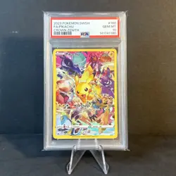 2023 POKEMON SWORD & SHIELD CROWN ZENITH #160 FULL ART/PIKACHU PSA 10 - Image 1
