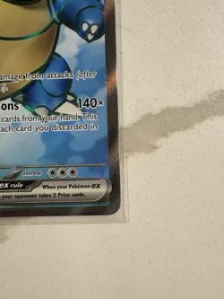 Pokemon SV151 Scarlet & Violet Blastoise EX 184/165 Ultra Rare Holo - Image 3