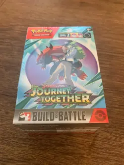 Factory Sealed Pokemon Journey Together Build and Battle Box SV09 4 Packs Promo - Image 1