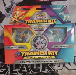 Pokemon TCG XY Trainer Kit Pikachu Libre & Suicune 2-Player Starter Set New - Image 1