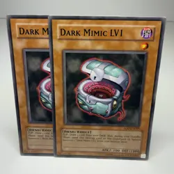 2x Yugioh Dark Mimic LV1 SOD-EN009 Common - LP-NM 💎 - Image 1