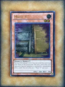 Yugioh Maxx “C” AP04-EN002 Ultimate Rare LP - Image 1