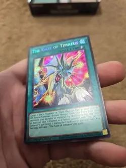 THE GAZE OF TIMAEUS MZMU-EN013 SECRET RARE 1st EDITION YUGIOH Pack Fresh!!! Mint - Image 2