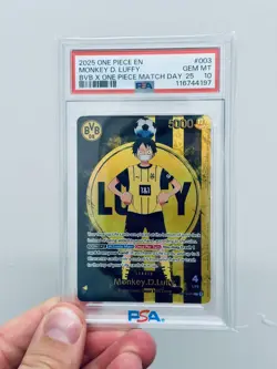 One Piece BVB Promo Karte ST13-003 Monkey D Luffy PSA 10 - Image 1