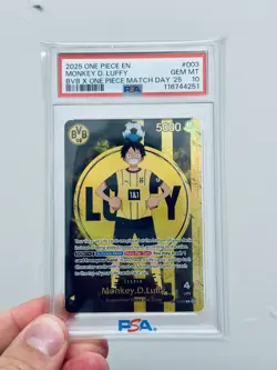 One Piece BVB Promo Karte ST13-003 Monkey D Luffy PSA 10 - Image 4