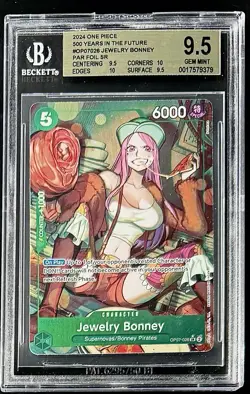 BGS 9.5 One Piece OP07-026 SR* Jewelry Bonney Parallel-English-500 Years Future - Image 1