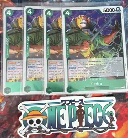 4x One Piece OP08-030 R Pedro - ENG - Playset - Foil - TCG - NM/M - Image 1