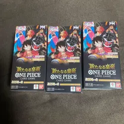 ONE PIECE Card Game OP-09 Emperors in the New World Booster Box Lot x3 Sealed Ja - Image 1
