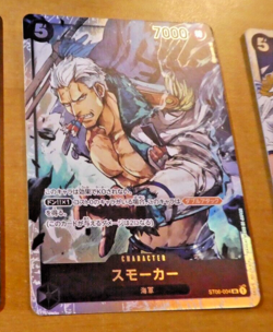 ONE PIECE JAPANESE CARD GAME HOLO CARTE Smoker ST06-004 SR ST JAPAN MINT - Image 1