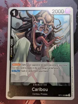 Caribou OP11-083 R - A Fist of Divine Speed - ONE PIECE Card - Image 1