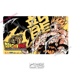 DRAGON BALL Z super fusion world TCG Play mat 2008 Warrior's Return Goku Custom - Image 1