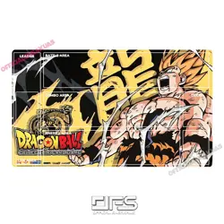 DRAGON BALL Z super fusion world TCG Play mat 2008 Warrior's Return Goku Custom - Image 4