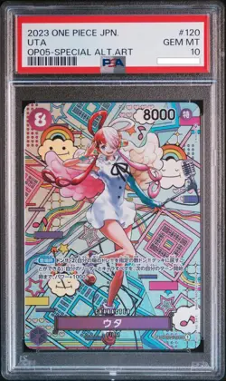 Special Alternate Art Uta One Piece OP05 Awakening/New Era Japanese #120 PSA 10 - Image 1