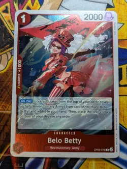 Belo Betty OP05-015 R Awakening of The New Era OP-05 One Piece Card English - Image 1
