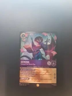 Disney Lorcana Demona-Scourge of the Wyvern Clan Card 55/204 Cold-Foil Holo - Image 1