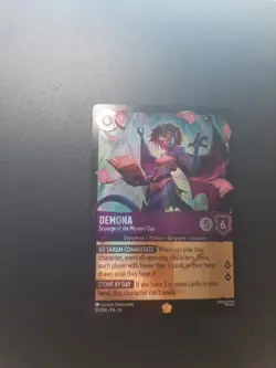 Disney Lorcana Demona-Scourge of the Wyvern Clan Card 55/204 Cold-Foil Holo - Image 2