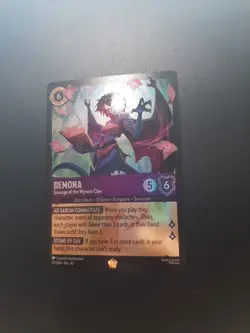 Disney Lorcana Demona-Scourge of the Wyvern Clan Card 55/204 Cold-Foil Holo - Image 3