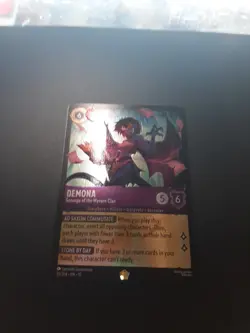 Disney Lorcana Demona-Scourge of the Wyvern Clan Card 55/204 Cold-Foil Holo - Image 4