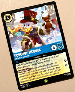 Disney Lorcana TCG Winterspell Scrooge Mcduck - Reformed Ebenezer - Image 1