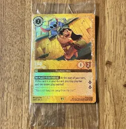 SEALED LILO Escape Artist LORCANA Promo Card - Gold Foil - 25/P2 - Image 1