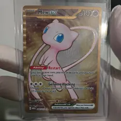 Mew ex NM Metal Promo Card 205/165 Ultra Premium Collection UPC Pokemon 151 NM - Image 1