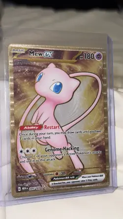 Mew ex 205/165 MEW EN-151 Metal Ultra Premium Collection Promo Pokemon Card - Image 1