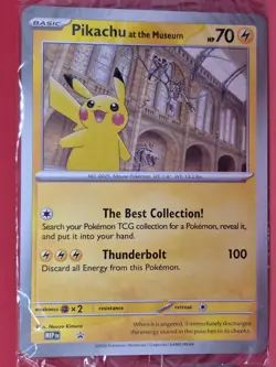 Pokemon TCG Oversized Card - Pikachu at the Museum mep promo (Sealed) nm - Image 1