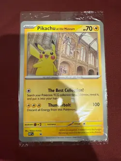 Pikachu at the Museum promo Jumbo Card - Pokemon TCG - Image 1