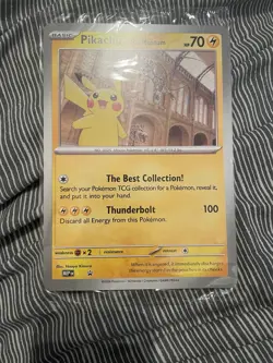 Pokemon TCG Pikachu At The Museum Jumbo Promo Sealed Card - Image 2