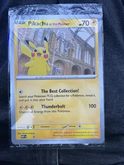 Pokemon Pikachu At The Museum Promo Card - Image 1