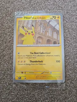 Pokemon TCG Pikachu At The Museum Promo Card MINT - Image 1