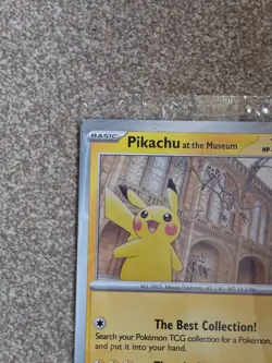 Pokemon TCG Pikachu At The Museum Promo Card (Natural History) - Image 2