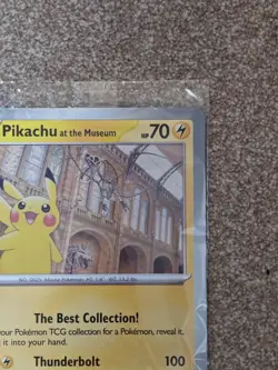 Pokemon TCG Pikachu At The Museum Promo Card (Natural History) - Image 3