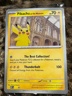 Pikachu at the Museum promo Jumbo Card - Pokemon TCG - Image 2