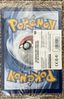 Pikachu At The Museum, Pokemon X Natural History Museum Jumbo Promo Pokemon Card - Image 2
