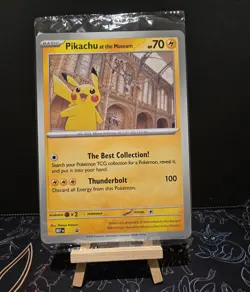 Pokemon TCG Pikachu At The Museum Promo Card - Image 1