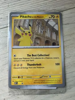 Pokemon TCG Pikachu At The Museum Jumbo Promo Card MEP EN - New Sealed 2026 - Image 1