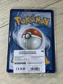 Pokemon TCG Pikachu At The Museum Jumbo Promo Card MEP EN - New Sealed 2026 - Image 2