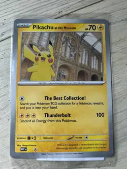 Pokemon TCG Pikachu At The Museum Jumbo Promo Card MEP EN - New Sealed 2026 - Image 3