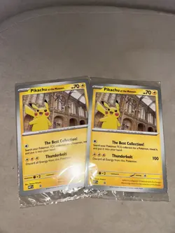 Pikachu At The Museum JUMBO Promo card - Sealed - Pokemon TCG X2 - Image 1