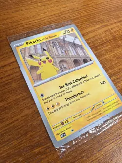 Pokemon TCG Pikachu At The Museum Promo Card - MEP ✅ sealed brand new! NHM - Image 3