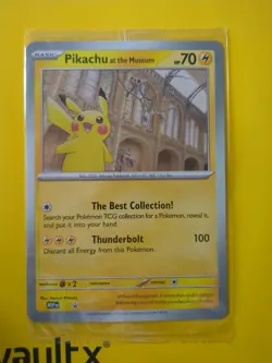 Pokemon TCG Promo Oversized Card - Pikachu At The Museum (sealed) - UK - Image 1