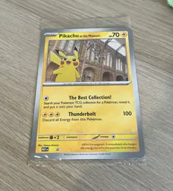 Pokemon x Natural History Museum: Pikachu at the Museum (Sealed) Promo Card - Image 1