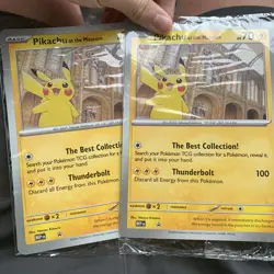 Pokemon TCG Pikachu At The Museum Promo Card Sealed x2 - Image 2