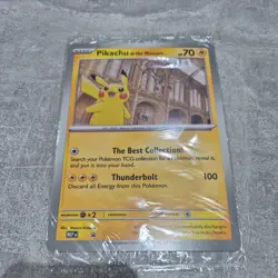 Pikachu At The Museum, Pokemon X Natural History Museum Jumbo Promo Pokemon Card - Image 2